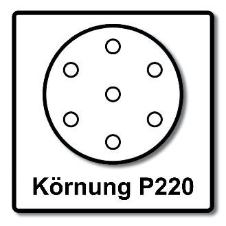 Festool STF D150/48 Schleifscheiben Rubin 2 P220 150 mm 50 Stk. ( 575193 ) für RO 150, ES 150, ETS 150, ETS EC 150, LEX 150, WTS 150, HSK-D 150-Beschreibung lesen