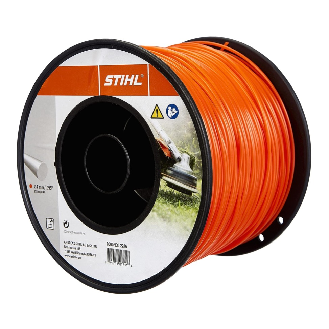 Stihl Rundes Mähfaden 2,4 mm x 253 m lang Orange (00009302246) für das Schneiden von Rasenkanten.-Beschreibung lesen