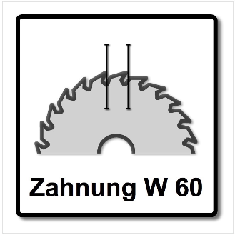 Festool Feinzahn Kreissägeblatt HW 216 x 30 x 2,3 mm W60 216 mm 60 Zähne ( 500125 )-Beschreibung lesen
