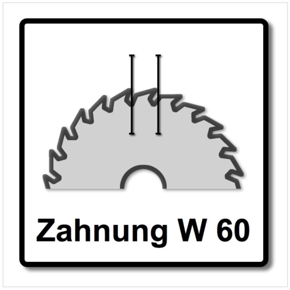 Festool Feinzahn Kreissägeblatt HW 216 x 30 x 2,3 mm W60 216 mm 60 Zähne ( 500125 )-Beschreibung lesen