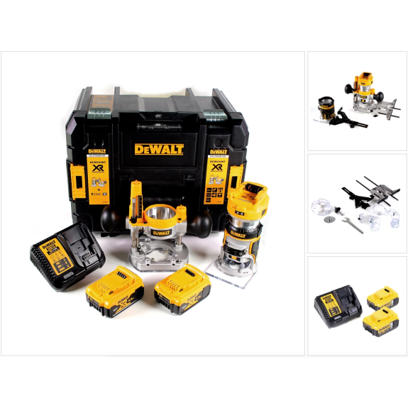 Akku-Kombifräse 18V Brushless 8mm 1/4" 30mm 55mm-Beschreibung lesen