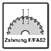 Festool Kreissägeblatt Aluminium / Plastics HW 160 x 1,8 x 20 mm F/FA52 ( 205555 ) für Tauchsägen TS 55 F, TSC 55 K & Handkreissägen HK 55, HKC 55