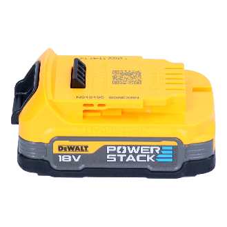 DeWalt Akku-Kit DCBP 034 E2 2x Powerstack Akku 18 V 1,7 Ah / 1700 mAh XR Li-Ion - mit Ladestandsanzeige-Beschreibung lesen
