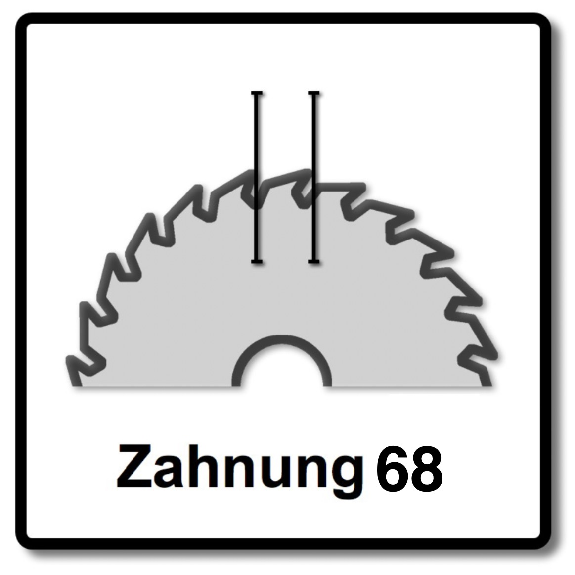 Festool Spezial Kreissägeblatt TF68 Alu Kunststoff 260 x 2,4 x 30 mm ( 494607 ) 260 mm 68 Zähne für KS 88 120-Beschreibung lesen