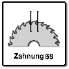 Kreissägeblatt 260 mm für Aluminium und Kunststoff