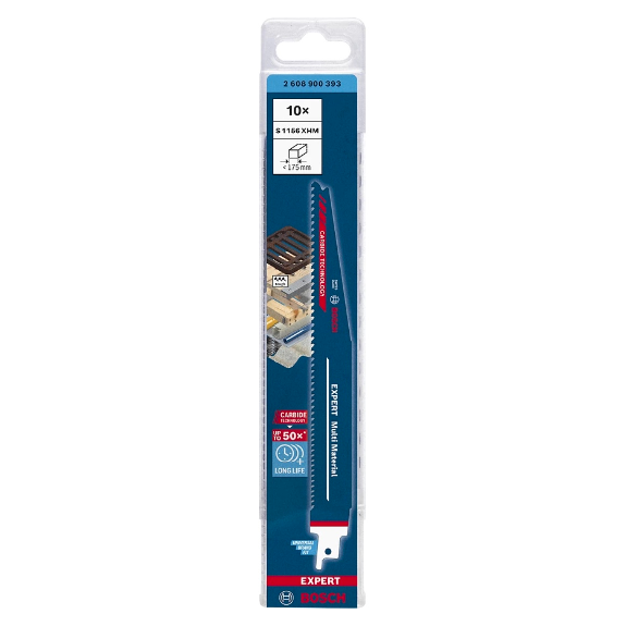Bosch EXPERT Säbelsägeblatt S1156XHM 10Stk Multi Material (2 608 900 393)-Beschreibung lesen