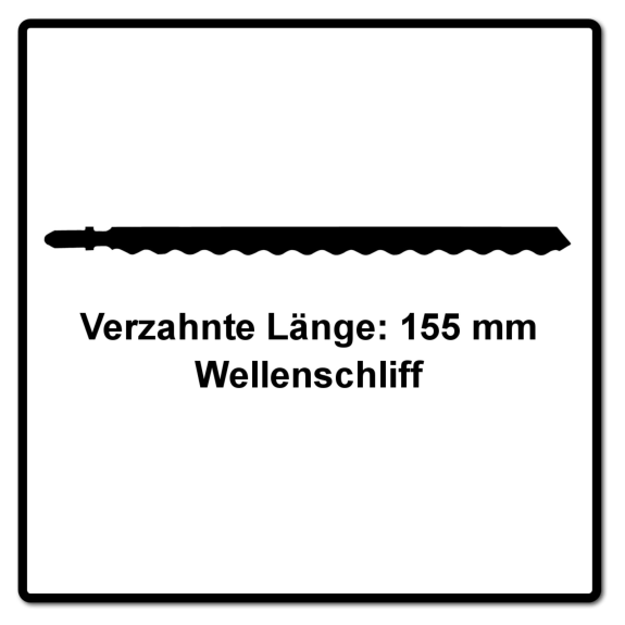 Festool Stichsägeblatt S 155/W/3 (204345)-Beschreibung lesen