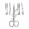 Ciseaux Iris Droits 11,5 cm