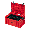 Qbrick System PRO Toolbox 2.0 RED ULTRA HD Custom Werkzeugkoffer 450 x 260 x 240 mm 19 l stapelbar IP54 mit 3 Fächern