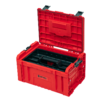 Qbrick System PRO Toolbox 2.0 RED ULTRA HD Custom Werkzeugkoffer 450 x 260 x 240 mm 19 l stapelbar IP54 mit 3 Fächern-Beschreibung lesen