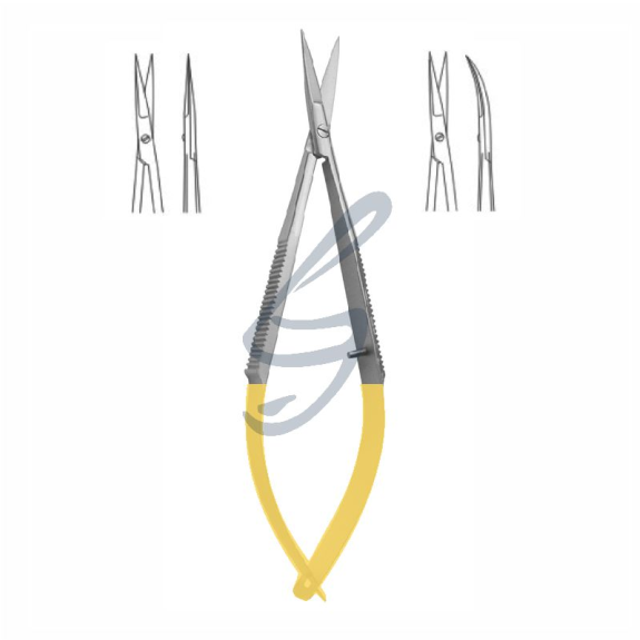 Noyes Tijera 11cm Curva-Leer más
