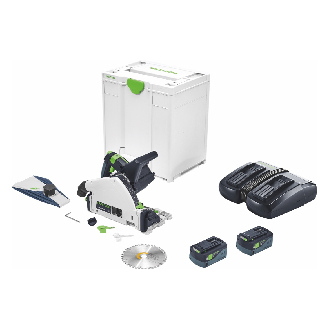 Festool TSC 55 5,0 KEBI-Plus/XL Akku-Tauchkreissäge 18 V / 36 V (2x 18 V) 160 mm (577342) Bürstenlos + 2x Akku-Beschreibung lesen