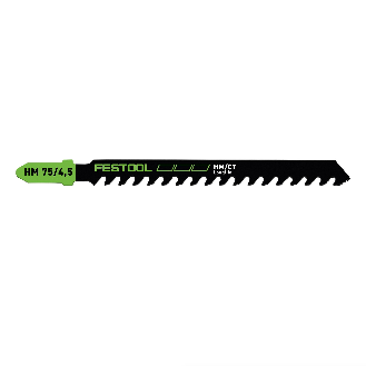 Festool HM 75/4,5/1 Stichsägeblatt 1 Stück. (204343) für Gips- und Spanplatten sowie Faserplatten.-Beschreibung lesen