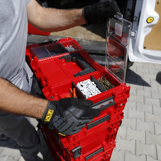 Qbrick System PRIME Toolbox 150 Profi ROT ULTRA HD Custom stapelbar 535 x 327 x 141 mm 13,5 l IP66-Beschreibung lesen