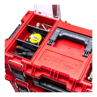 Qbrick System PRIME Toolbox 150 Profi ROT ULTRA HD Custom stapelbar 535 x 327 x 141 mm 13,5 l IP66-Beschreibung lesen