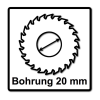 Festool Kreissägeblatt Wood Fine Cut HW 160 x 1,8 x 20 mm WD42 ( 205553 ) für Tauchsägen TS 55 F, TSC 55 K & Handkreissägen HK 55, HKC 55