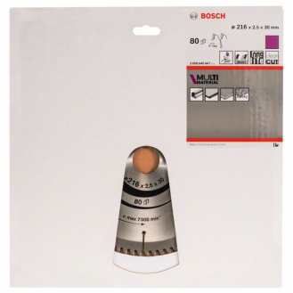 BOSCH Kreissägeblatt Außendurchmesser 216 mm, Anzahl der Zähne 80 HLTCG (8000342264)-Beschreibung lesen