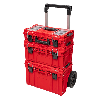 Qbrick System PRIME SET 1 ROT ULTRA HD Wagen ROT ULTRA HD Custom + Werkzeugkasten 150 Profi ROT Ultra HD Custom + Werkzeugkasten 250 Vario ROT