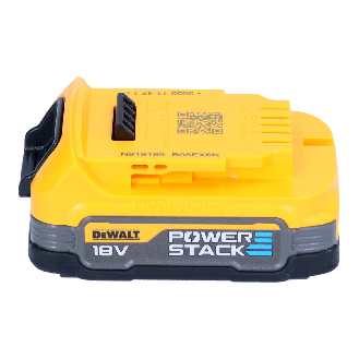 DeWalt DCBP 034 Powerstack-Akku 18 V 1,7 Ah / 1700 mAh XR Li-Ion - mit Ladestandsanzeige-Beschreibung lesen