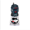 Bosch GKF 600 Professional Kantenfräse mit Transportkoffer + Parallelanschlag + Führungsplatte (060160A100)
