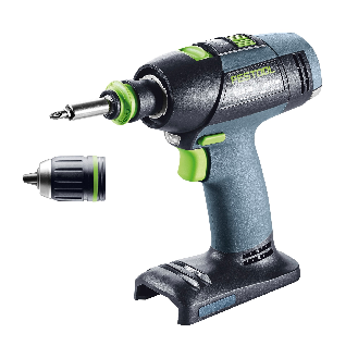 Festool T 18+3-Basic Akku-Bohrschrauber 18V 50Nm 3Ah + Koffer - ohne Akku - ohne Ladegerät (576448)-Beschreibung lesen
