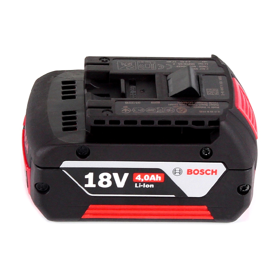 Bosch Starter-Set - 2x Akkus GBA 18 V 4,0 Ah + Ladegerät GAL 18V-40 (1600A019S0)-Beschreibung lesen