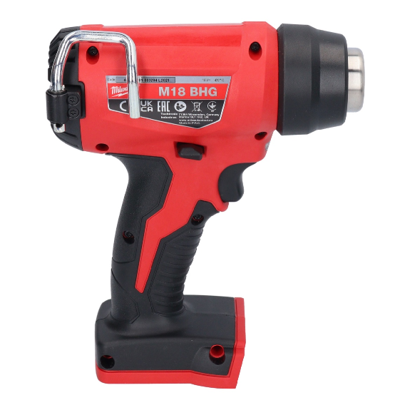 Milwaukee M18 BHG-0 Akku-Heißluftpistole 18 V 470 °C - ohne Akku, ohne Ladegerät-Beschreibung lesen