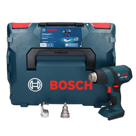 Bosch GHG 18V-50 Professional Akku-Heißluftpistole 18 V 300° C / 500° C + L-Boxx (06012A6501) - ohne Akku, ohne Ladegerät.-Beschreibung lesen