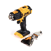 DeWalt DCE 530 N Akku-Heißluftpistole 18V 530°C + Flachdüse und Reflektordüse - ohne Akku, ohne Ladegerät