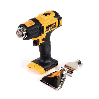DeWalt DCE 530 N Akku-Heißluftpistole 18V 530°C + Flachdüse und Reflektordüse - ohne Akku, ohne Ladegerät-Beschreibung lesen