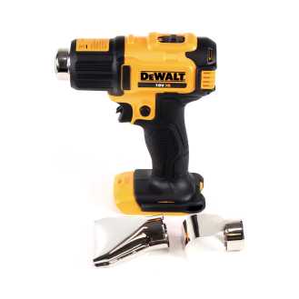 DeWalt DCE 530 N Akku-Heißluftpistole 18V 530°C + Flachdüse und Reflektordüse - ohne Akku, ohne Ladegerät-Beschreibung lesen