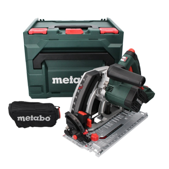 Metabo KT 18 LTX 66 BL Akku-Tauchkreissäge 18V Brushless 165mm + Zubehör + Koffer + Sägeblatt - ohne Akku - ohne Ladegerät-Beschreibung lesen
