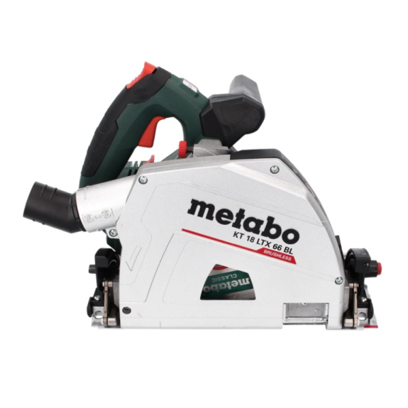 Metabo KT 18 LTX 66 BL Akku-Tauchkreissäge 18V Brushless 165mm + Zubehör + Koffer + Sägeblatt - ohne Akku - ohne Ladegerät-Beschreibung lesen