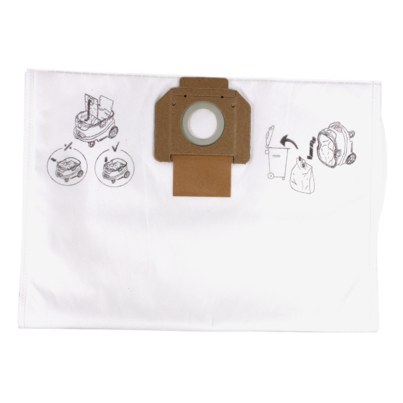 Mirka Fleece-Beutel Staubsaugerbeutel für Sauger 1230 und 1242 - 5 Stück ( 8999100211 )-Beschreibung lesen