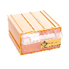 FORTE Tools K-30 Aufbewahrungsbox in 13,5x11,2x6 cm, Schubladenbox, Transparent, Kunststoff, mit Schublade, kombinierbar.