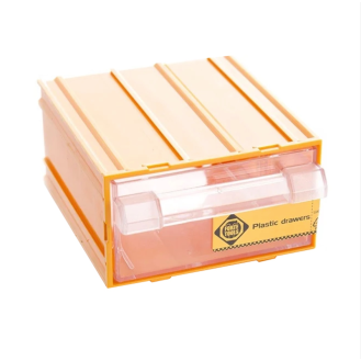 FORTE Tools K-30 Aufbewahrungsbox in 13,5x11,2x6 cm, Schubladenbox, Transparent, Kunststoff, mit Schublade, kombinierbar.-Beschreibung lesen