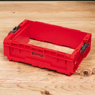 Qbrick System PRO Box Extender 2.0 ROT ULTRA HD Individuelle Erweiterungsbox 450 x 310 x 151 mm 9 l stapelbar-Beschreibung lesen