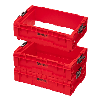 Qbrick System PRO Box Extender 2.0 ROT ULTRA HD Individuelle Erweiterungsbox 450 x 310 x 151 mm 9 l stapelbar-Beschreibung lesen