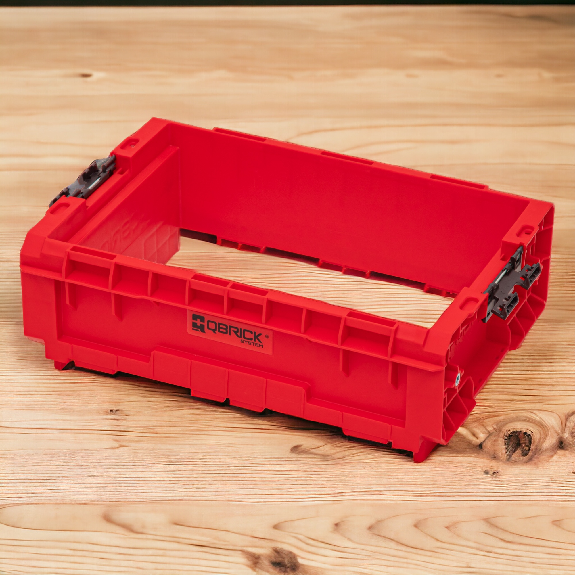 Qbrick System PRO Box Extender 2.0 ROT ULTRA HD Individuelle Erweiterungsbox 450 x 310 x 151 mm 9 l stapelbar-Beschreibung lesen