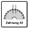 Festool Feinzahn Kreissägeblatt 210 x 20 x 2,4 mm W52 210 mm 52 Zähne ( 493199 )