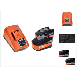Highpower Akku Starter Set 18 V 2x Akku 5,2 Ah + ALG 80 BC Ladegerät-Beschreibung lesen