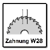 Festool Kreissägeblatt Wood Universal HW 168 x 1,8 x 20 W28 (205764) für TS 60 K, CSC-SYS 50
