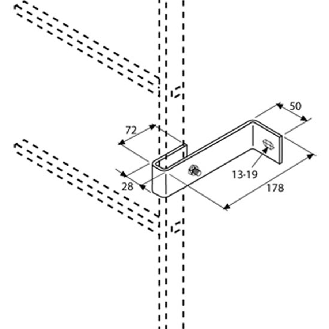 ZARGES Wandanker, starr, 150 mm-Beschreibung lesen