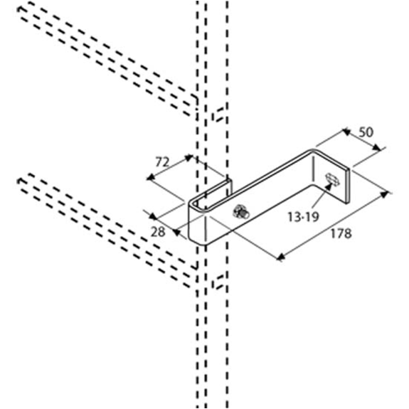 ZARGES Wandanker, starr, 150 mm-Beschreibung lesen