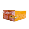 FORTE Tools K-56 Aufbewahrungsbox in 21,2x30,2x12,6 cm, Schubladenbox, Transparent, Kunststoff, mit 2 Schubladen.