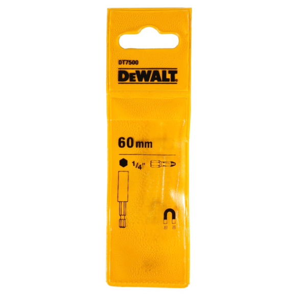 DeWalt DT 7500-QZ Bithalter magnetisch 1/4 Zoll 60 mm ( 563635-195 )-Beschreibung lesen
