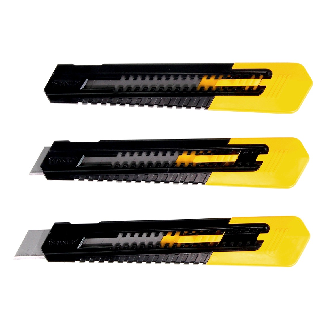 Stanley SM Cuttermesser 18 mm 3er Set ( STHT10151-2 )-Beschreibung lesen