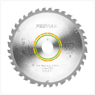 Festool Universal Kreissägeblatt HW 216 x 30 x 2,3 mm W36 216 mm 36 Zähne ( 500124 )-Beschreibung lesen
