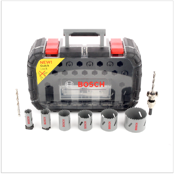 Bosch Universal-Bimetall-Lochsägen-Set für Elektriker - 11 Teile 22 - 65 mm (2608580886)-Beschreibung lesen
