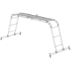MUNK Alu-Riffelblechbelag mittig klappbar für Vielzweckleiter 2x2 + 2x3 + 4x3